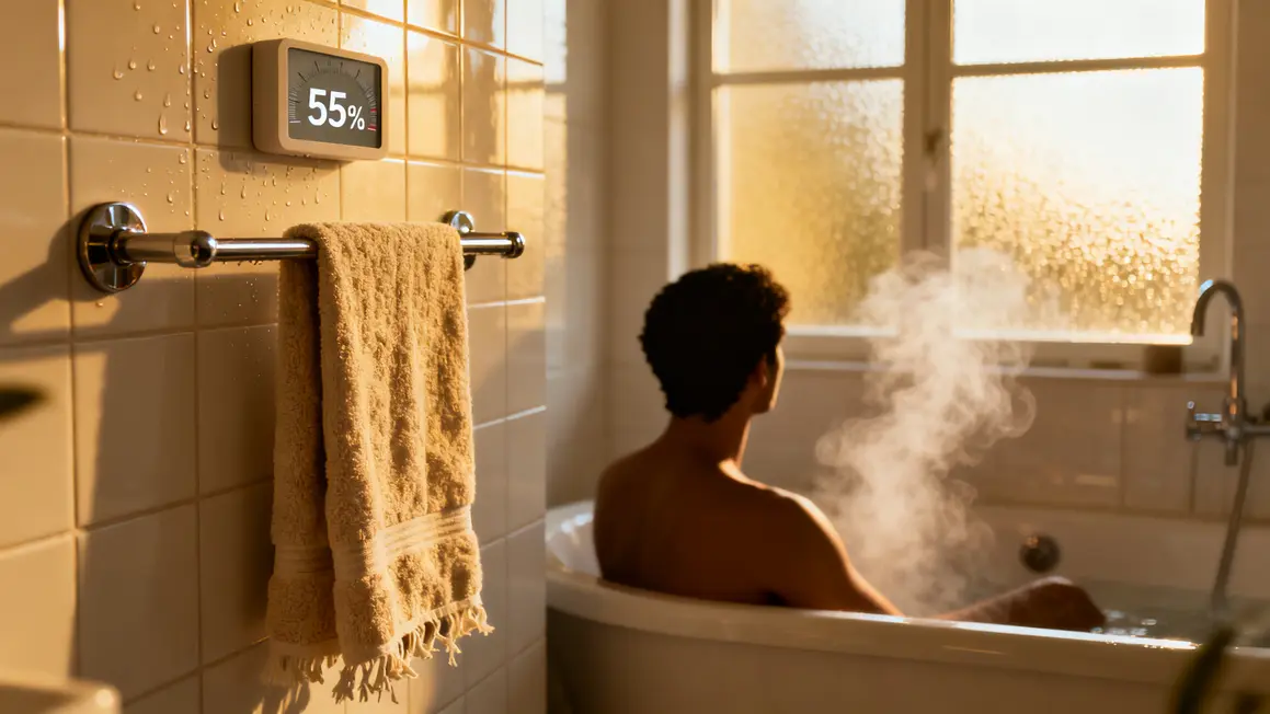 salle de bain vapeur humidité odeur moisi