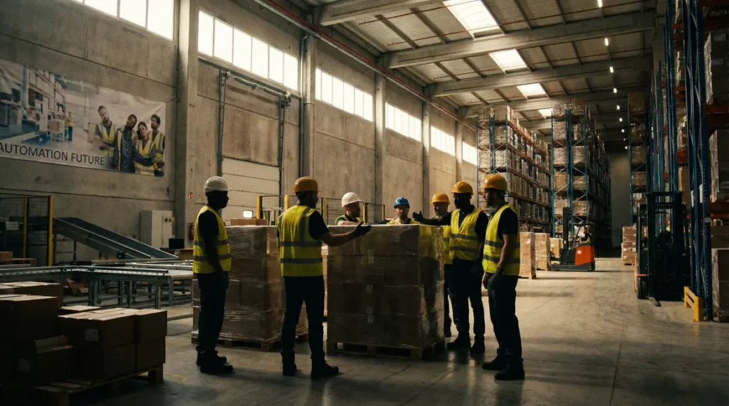Travailleurs Amazon entrepot tension sociale