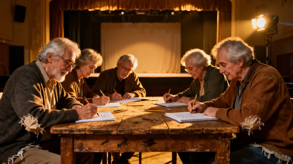 groupe seniors ecrit sketches theatre