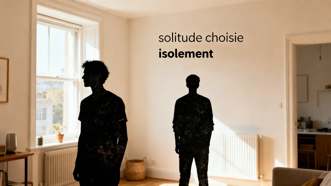 Solitude choisie et isolement en image