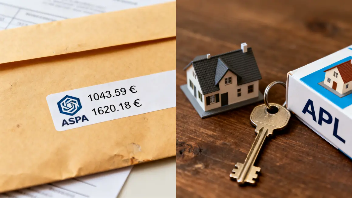 Comparatif montants ASPA APL pour retraités