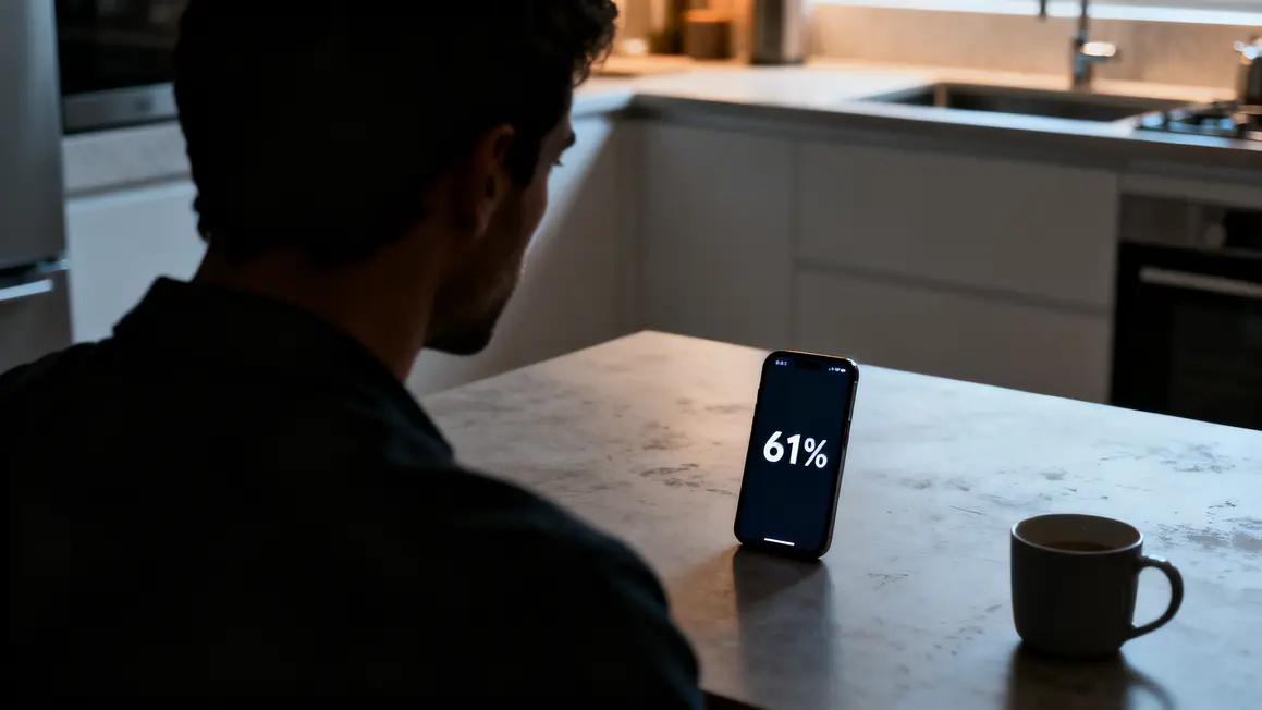 Aidant 61 pour cent smartphone cuisine
