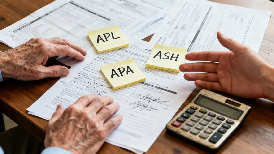 Documents APL APA ASH Ehpad et mains seniors