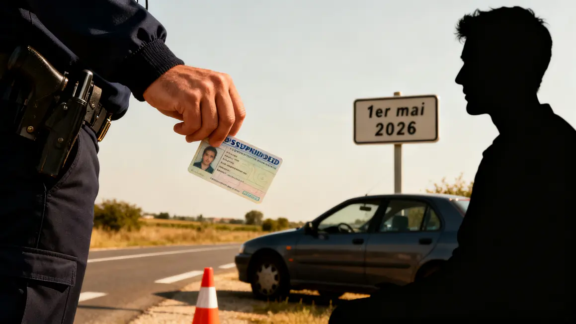 Police suspend permis téléphone route 2026