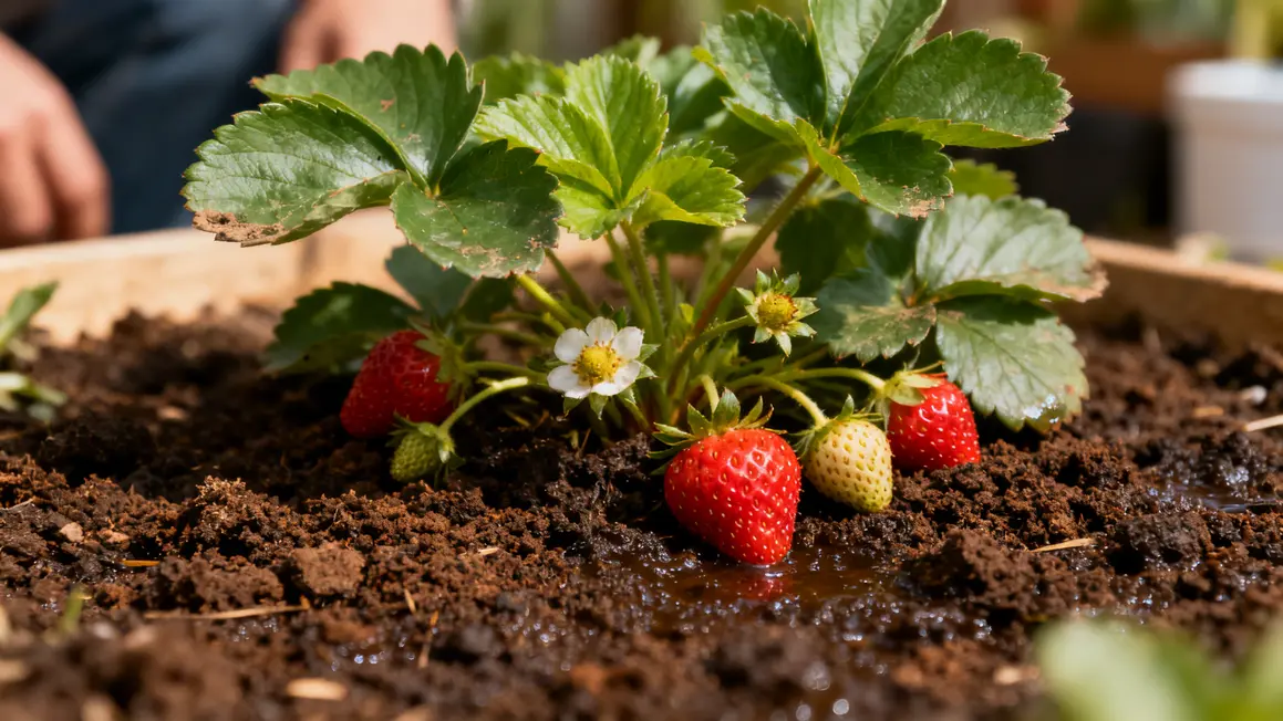 Fraises petites, croûte de marc humide, panneau dose unique