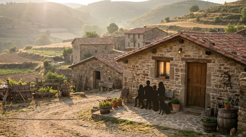 Village rural espagnol maison gratuite offre CDI