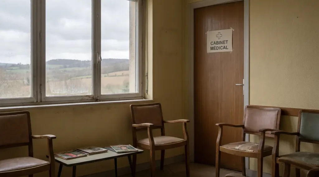 cabinet medical rural Doulevant-le-Chateau salle attente vide campagne