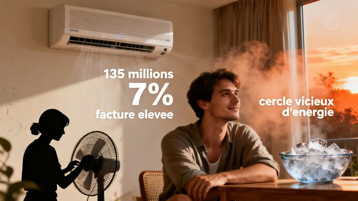Climatiseur ventilateur glace facture électricité