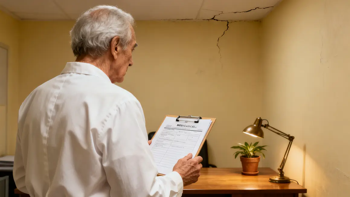 medecin retraite Doulevant-le-Chateau en blouse consult dossier