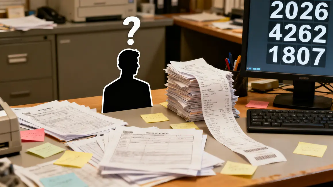Bureau encombré pièges justificatifs demi-part fiscale