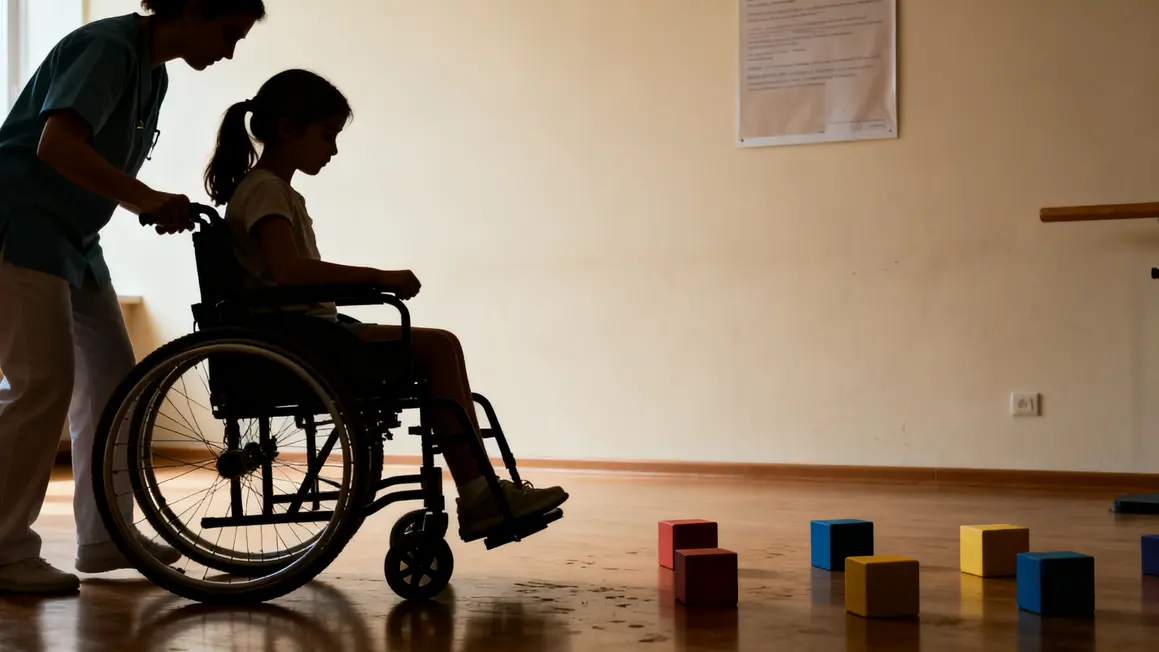 Rééducation adolescente hémiplégie fauteuil kinésithérapeute