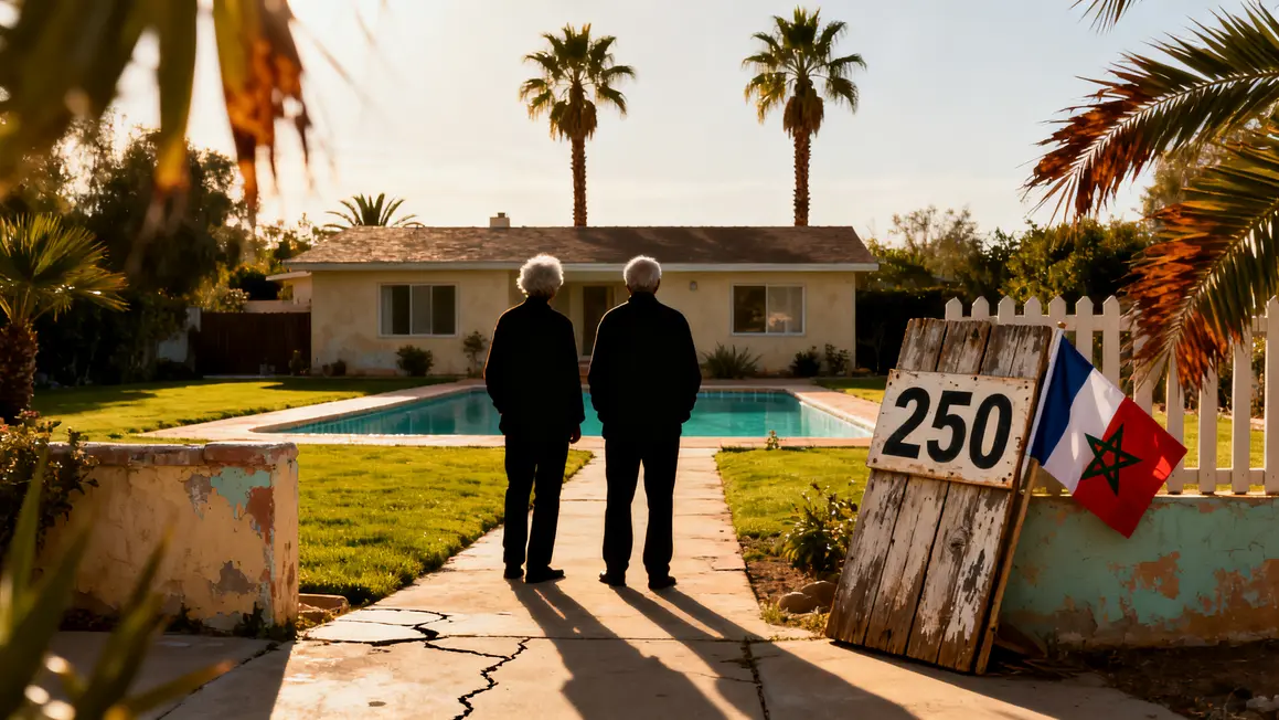 Seniors maison jardin Maroc location économique