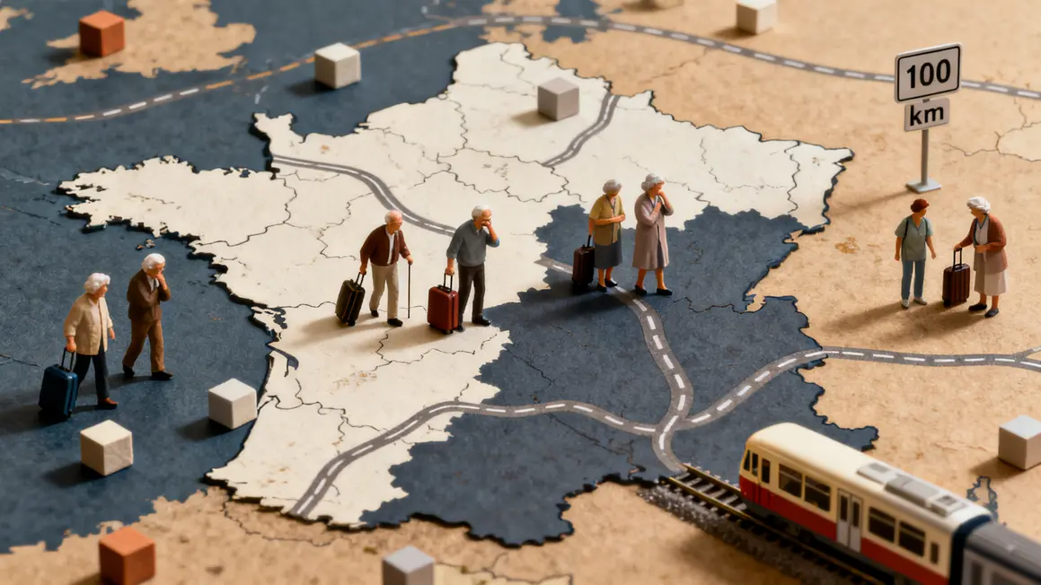 carte France cure thermale inégalités transport patients