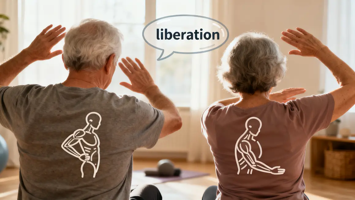 Seniors se détendent et ressentent effets pilates liberation douleur