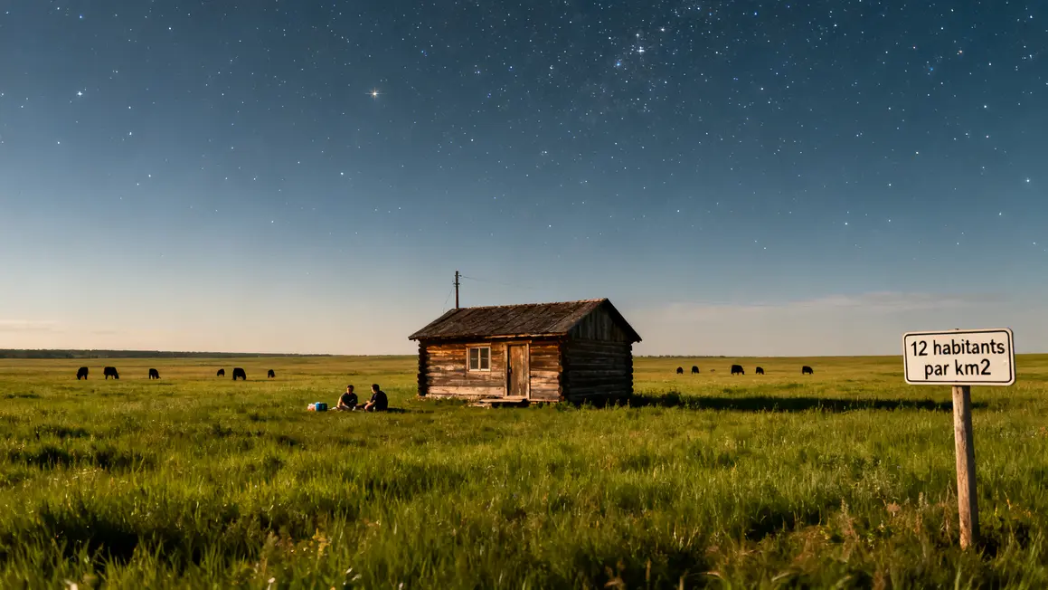Prairie Millevaches cabane repos ciel étoilé