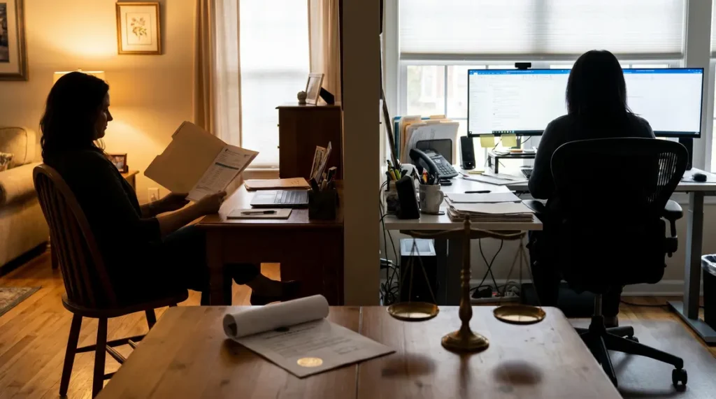 bureau moderne salariés IBM arrêt maladie discrimination